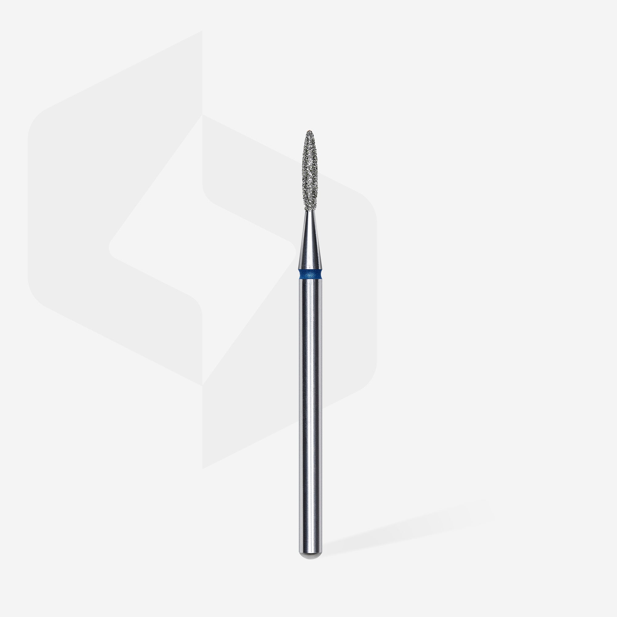 STALEKS EXPERT Frez diamentowy „płomień ostry” niebieski, średnica 1,6 mm, część robocza 8 mm
