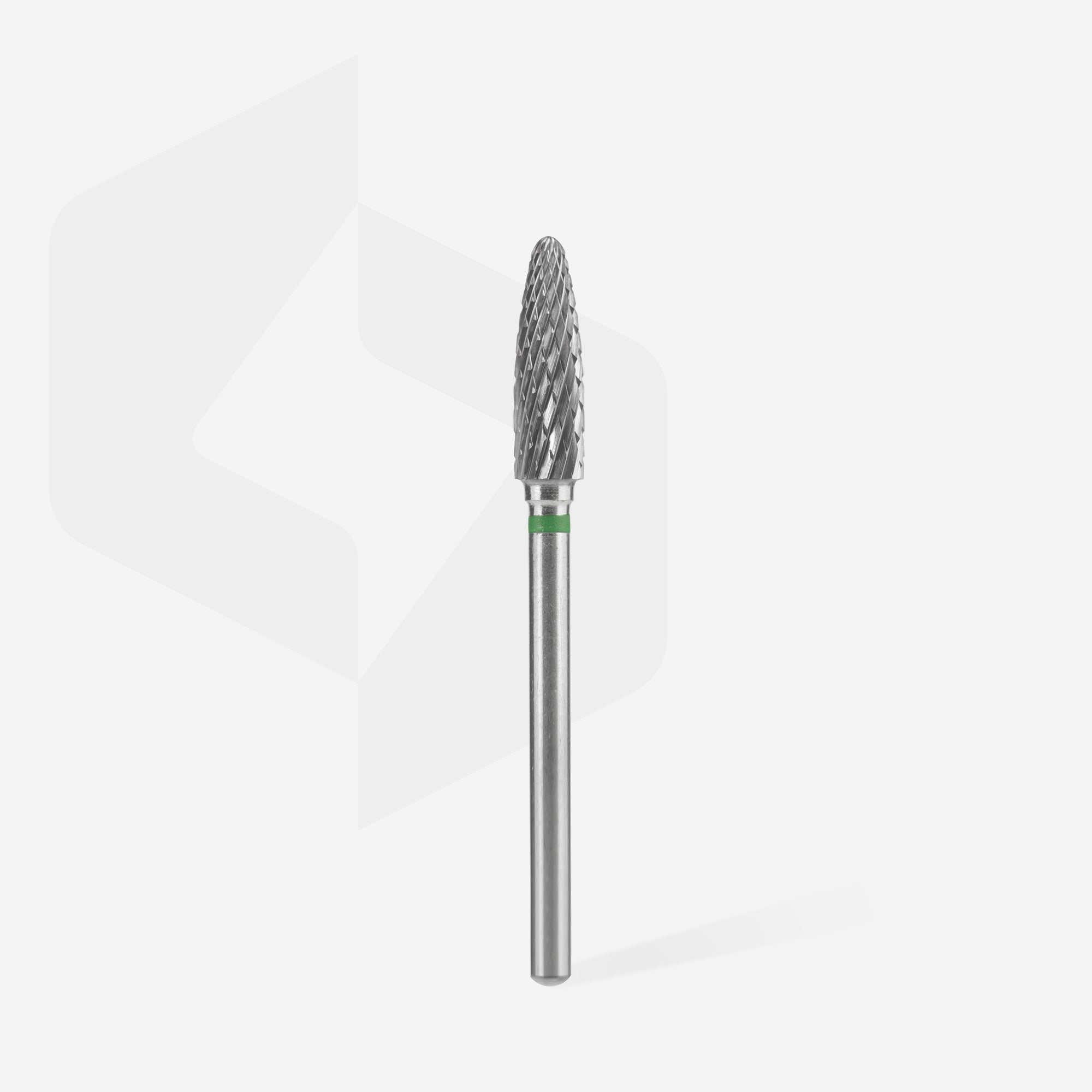 STALEKS EXPERT Frez węglikowy typu „kukurydza” zielony, średnica 4 mm, część robocza 14 mm