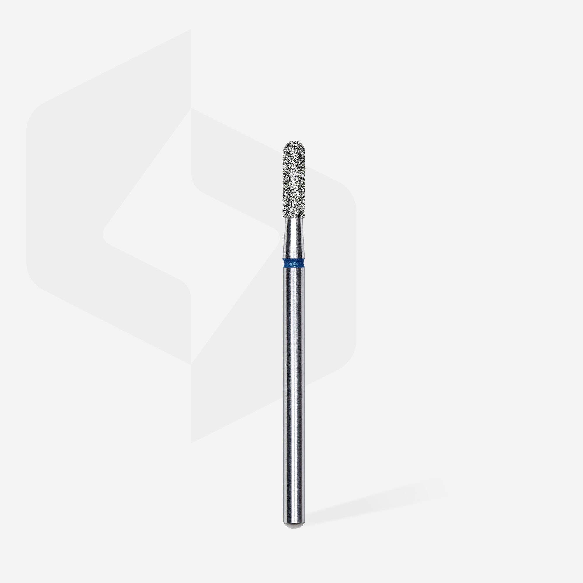 STALEKS EXPERT Frez diamentowy «Cylinder zaokrąglony» niebieski, średnica 2,3 mm, część robocza 8 mm