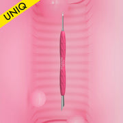 STALEKS UNIQ 11 TYPE 2 Gummy Pusher skośny i pierścień (Różowy)