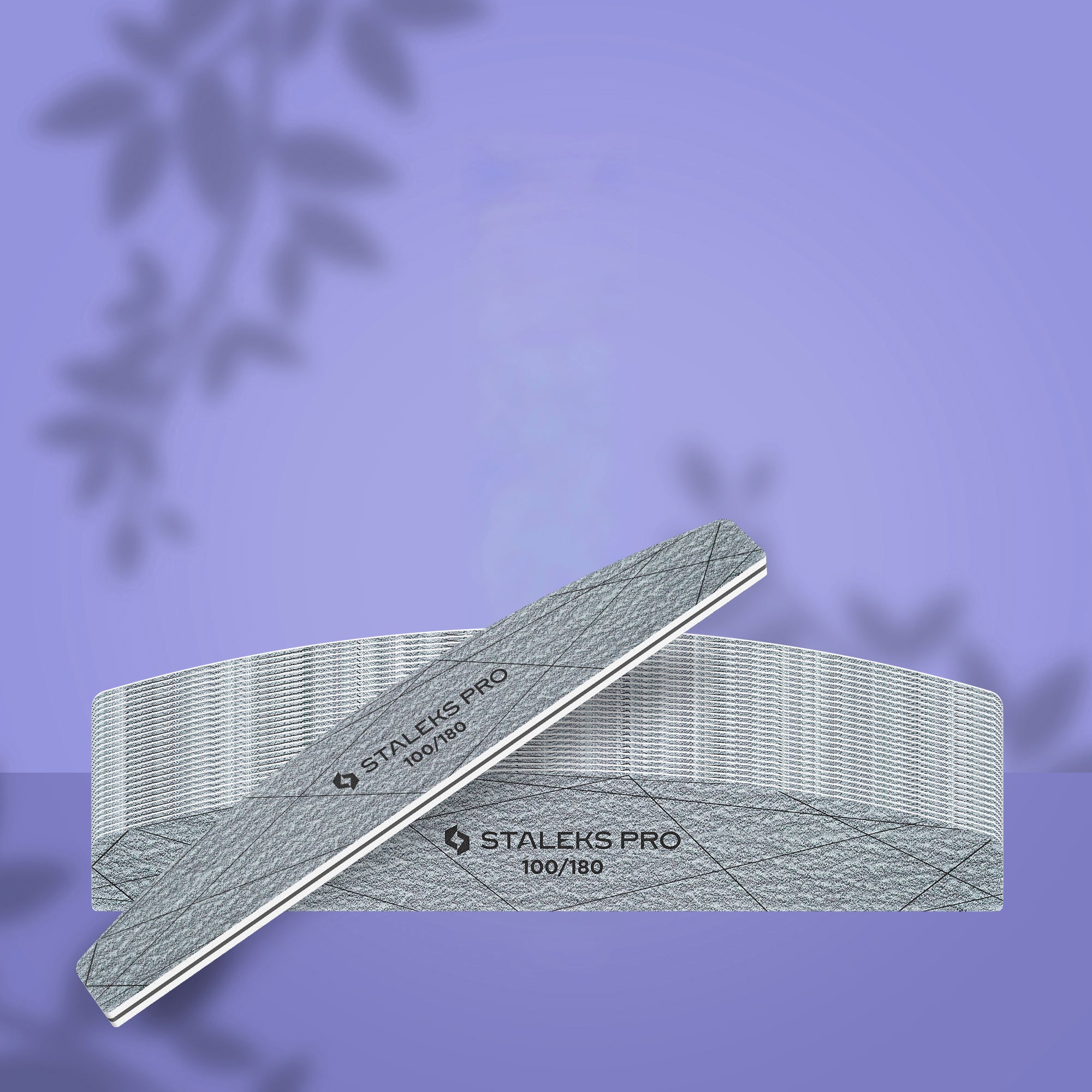 STALEKS SMART 40 Mineralny pilnik do paznokci półksiężyc 100/180 grit (25 szt.)
