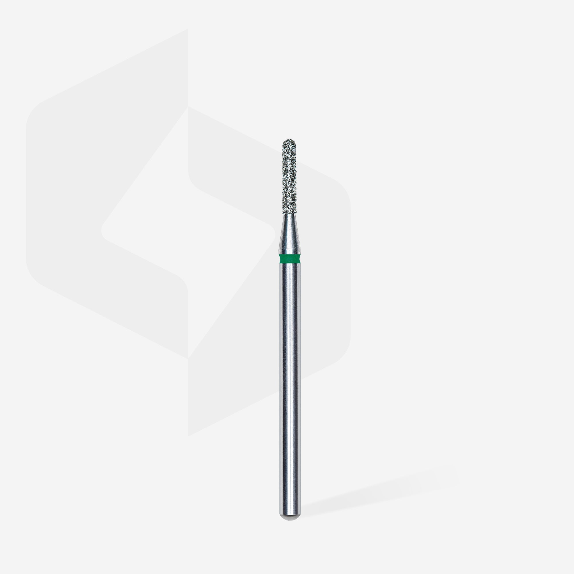 STALEKS EXPERT Frez diamentowy cylinder zaokrąglony zielony, średnica 1,4 mm, część robocza 8 mm