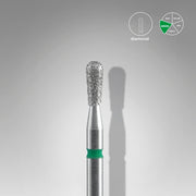 STALEKS EXPERT Frez diamentowy „Zapałka” zielony, średnica 2,3 mm, część robocza 5 mm