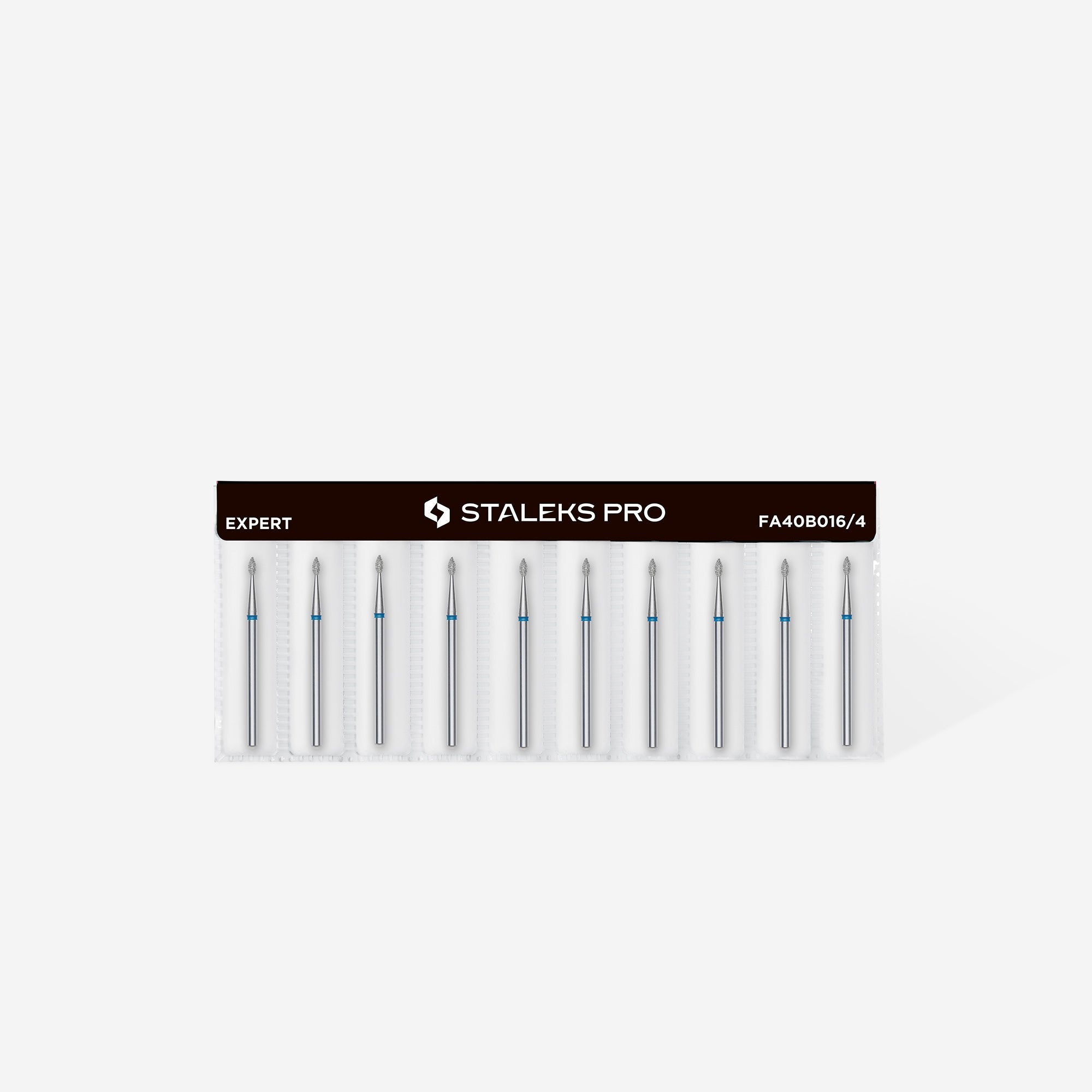 STALEKS EXPERT Frez diamentowy typu „kropla” niebieski, średnica 1,6 mm, część robocza 4 mm