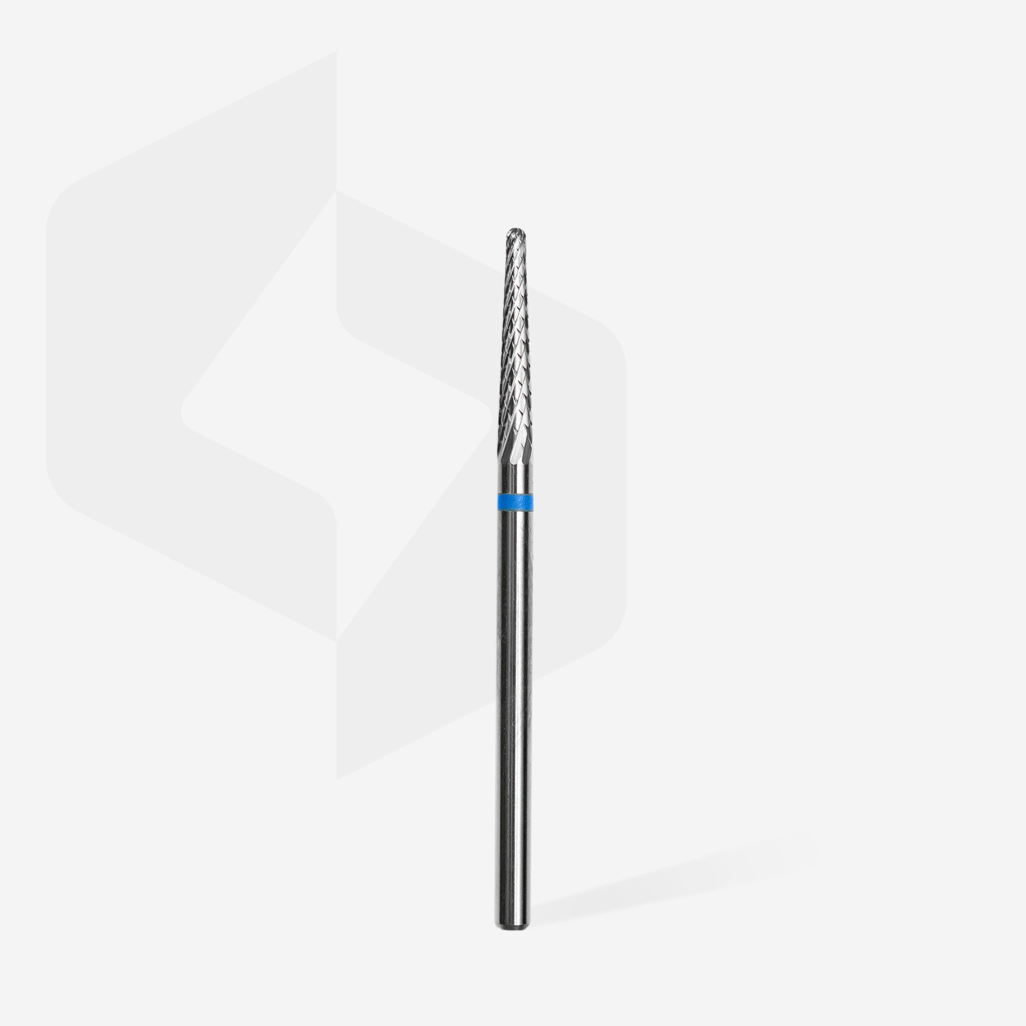 Твердосплавна фреза, конусна, синя EXPERT діаметр 2,3 мм / робоча частина 14 мм