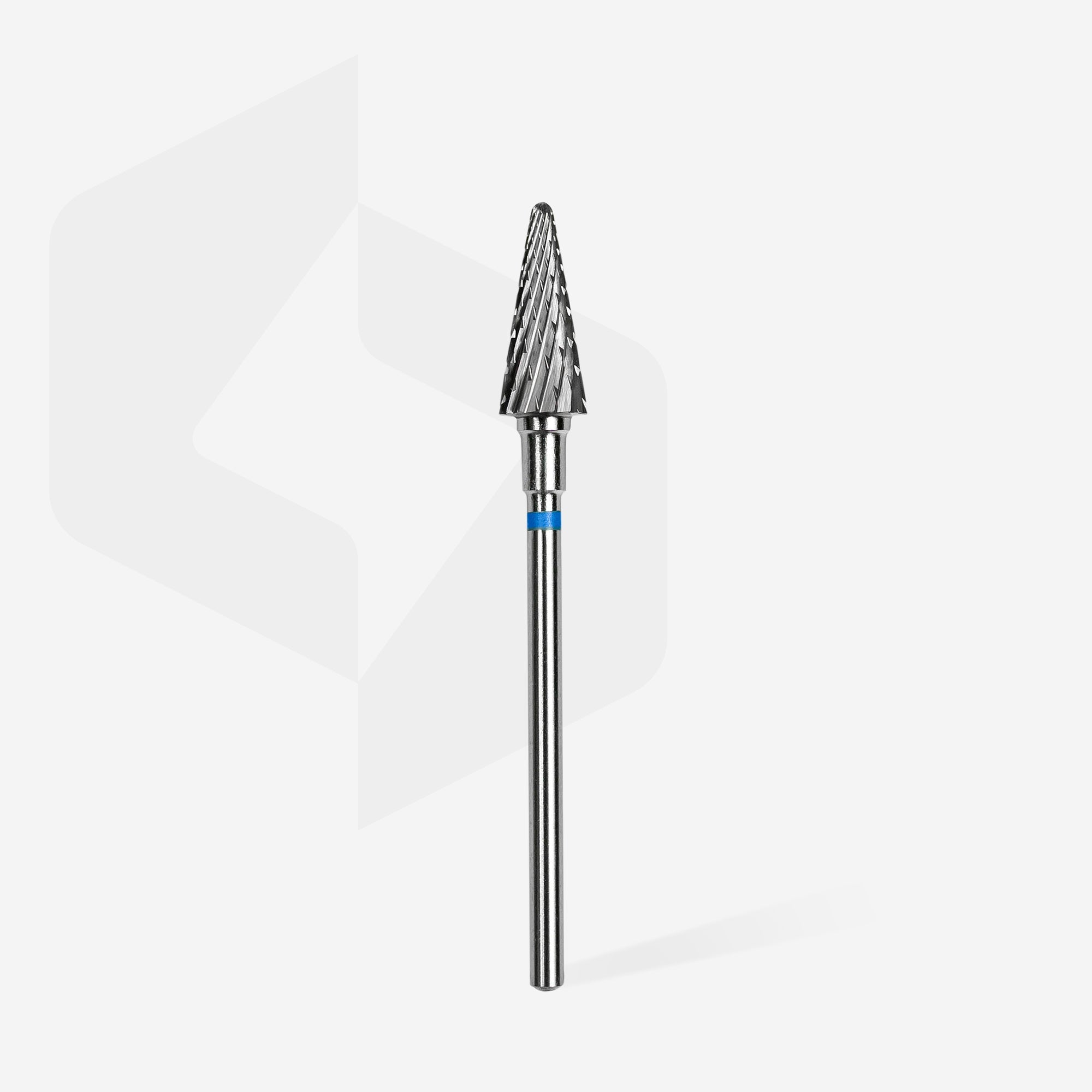 STALEKS EXPERT Frez węglikowy „stożek” niebieski, średnica 6 mm, część robocza 14 mm