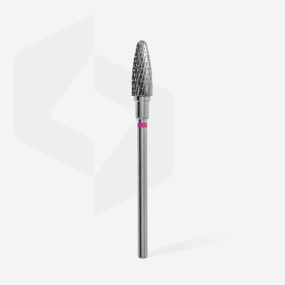 STALEKS EXPERT Frez z węglików spiekanych „kukurydza” fioletowy, średnica 5 mm, część robocza 13 mm