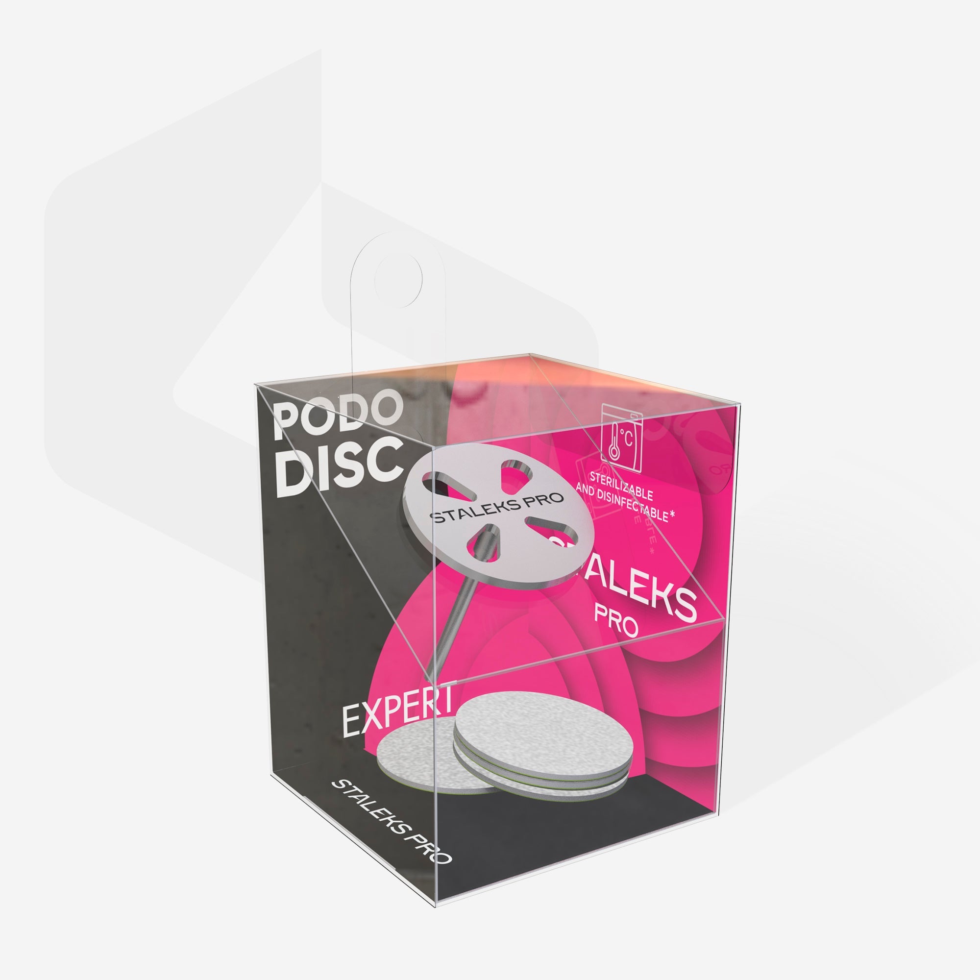 STALEKS EXPERT PODODISC M Dysk do pedicure z wymiennymi pilnikami, 180 grit 20 mm (5 szt.)