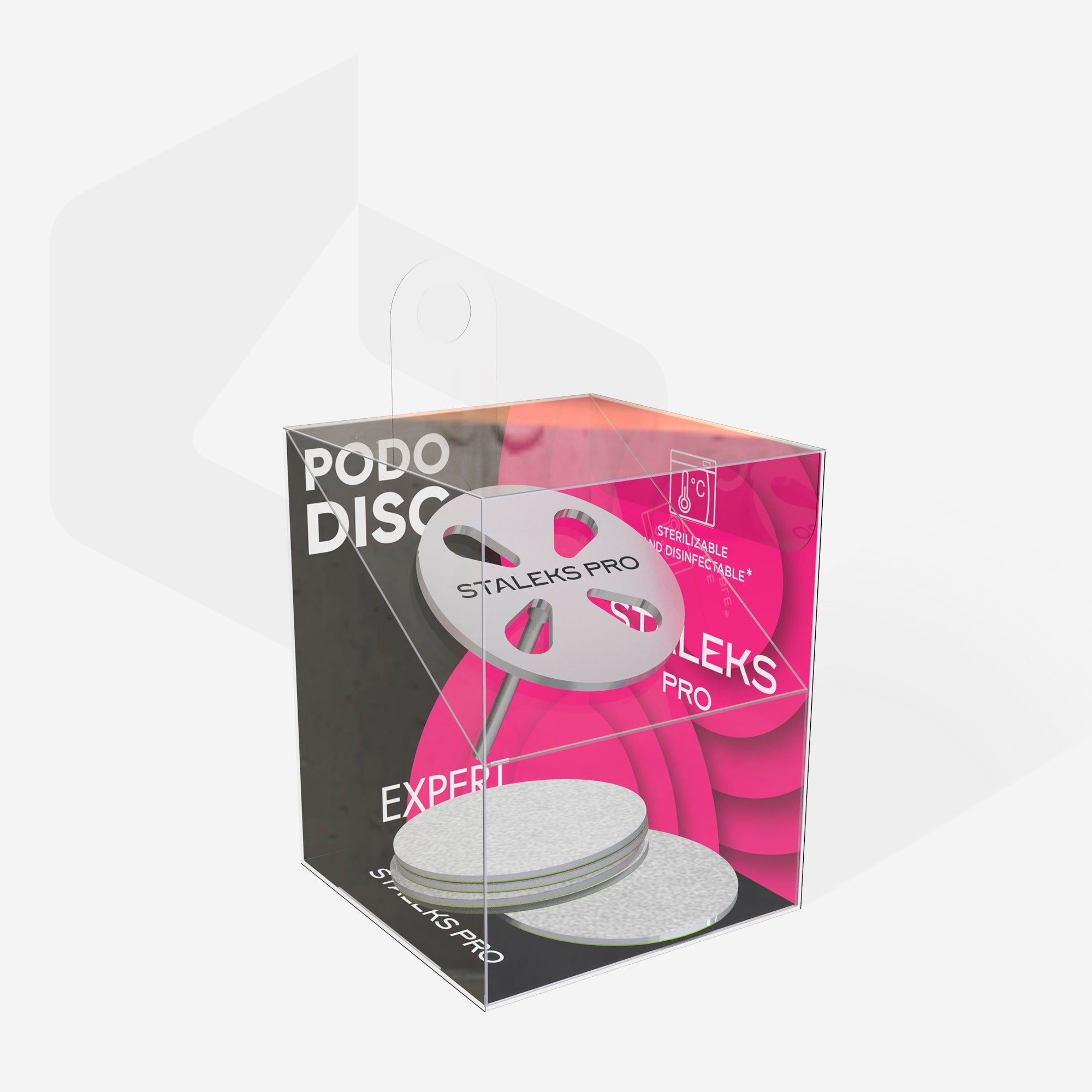 STALEKS EXPERT PODODISC L Dysk do pedicure z wymiennymi pilnikami, 180 gritt 25 mm (5 szt.)