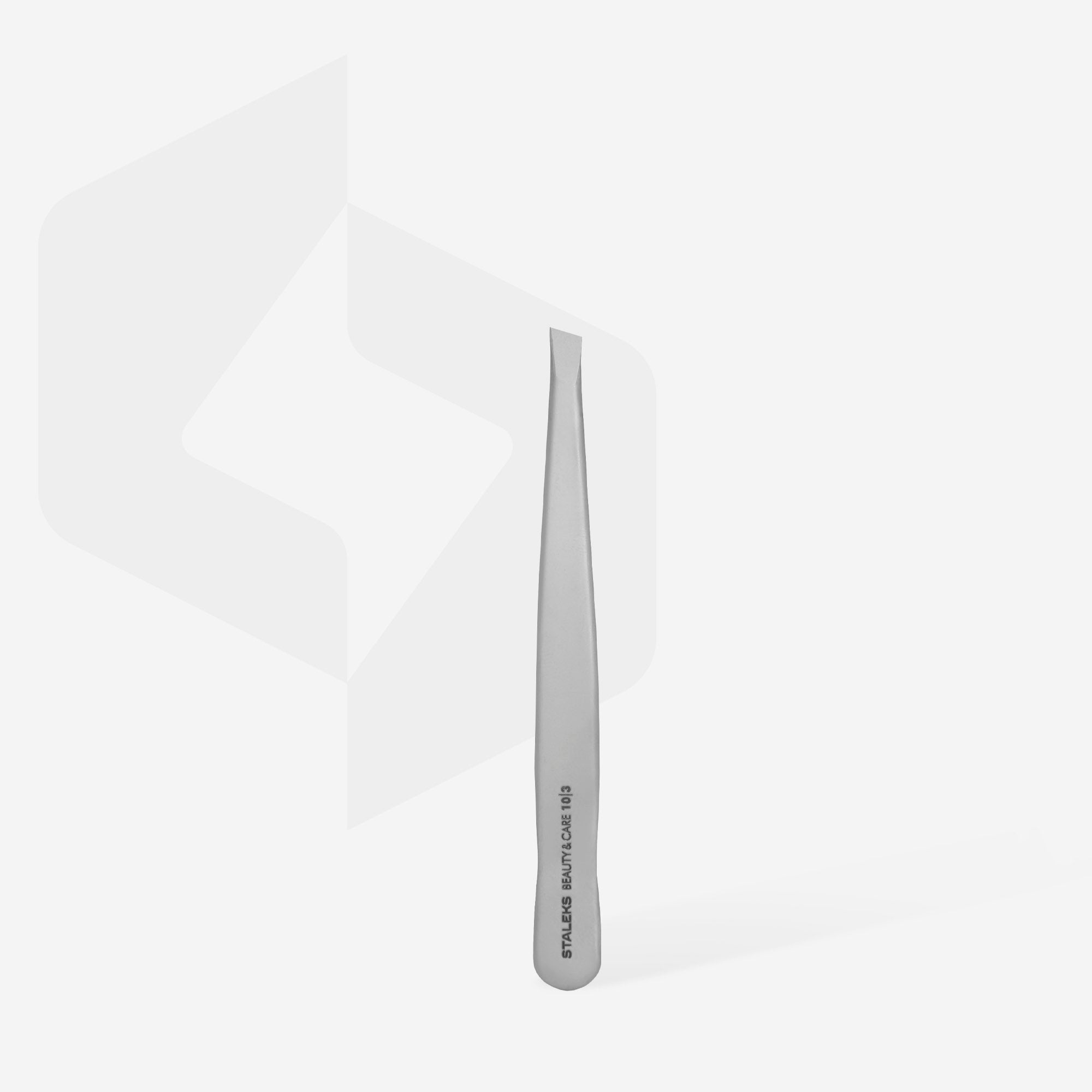 STALEKS BEAUTY & CARE 10 TYPE 3 Пінцет для брів широкий скошений