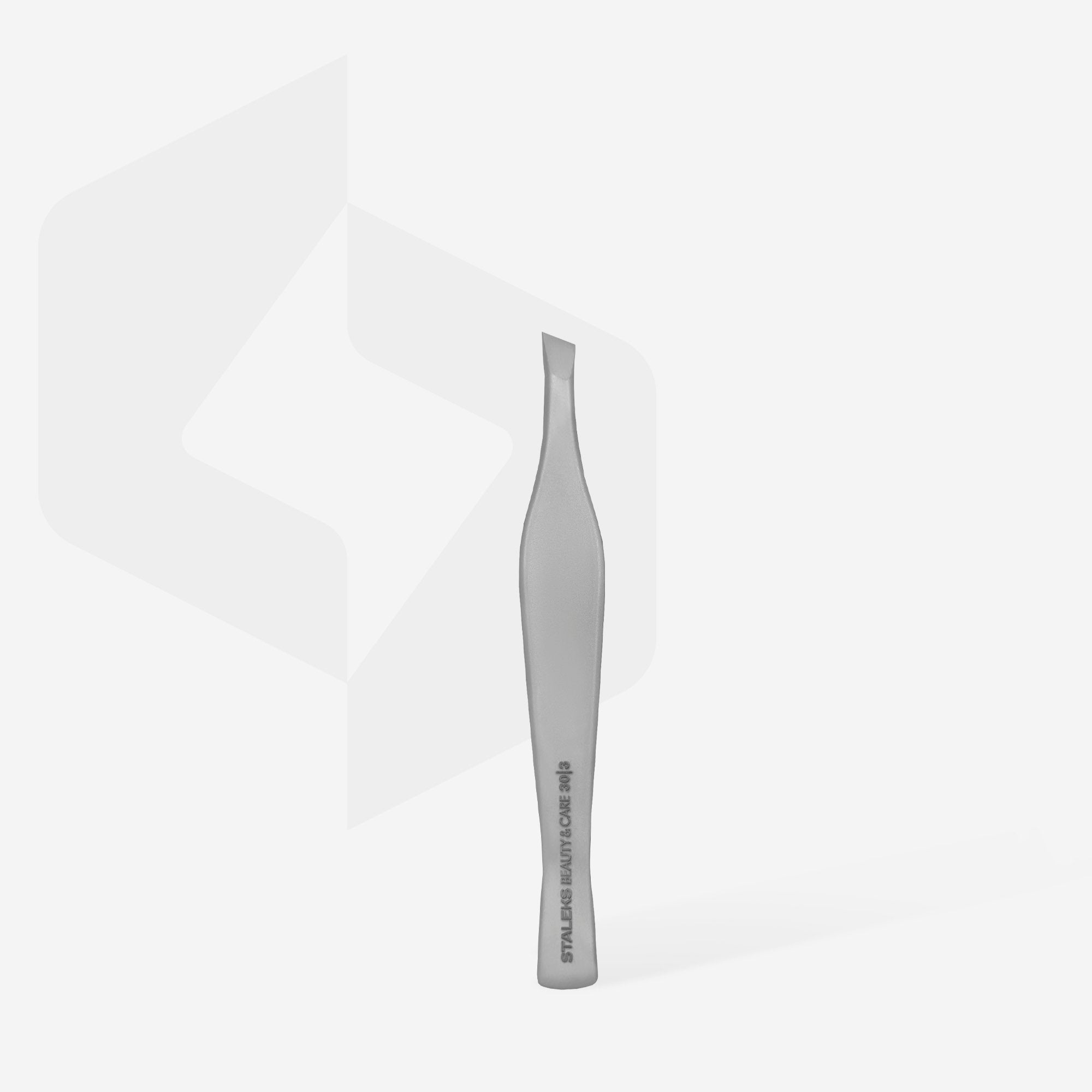 STALEKS BEAUTY & CARE 30 TYPE 3 Пінцет для брів широкий скошений