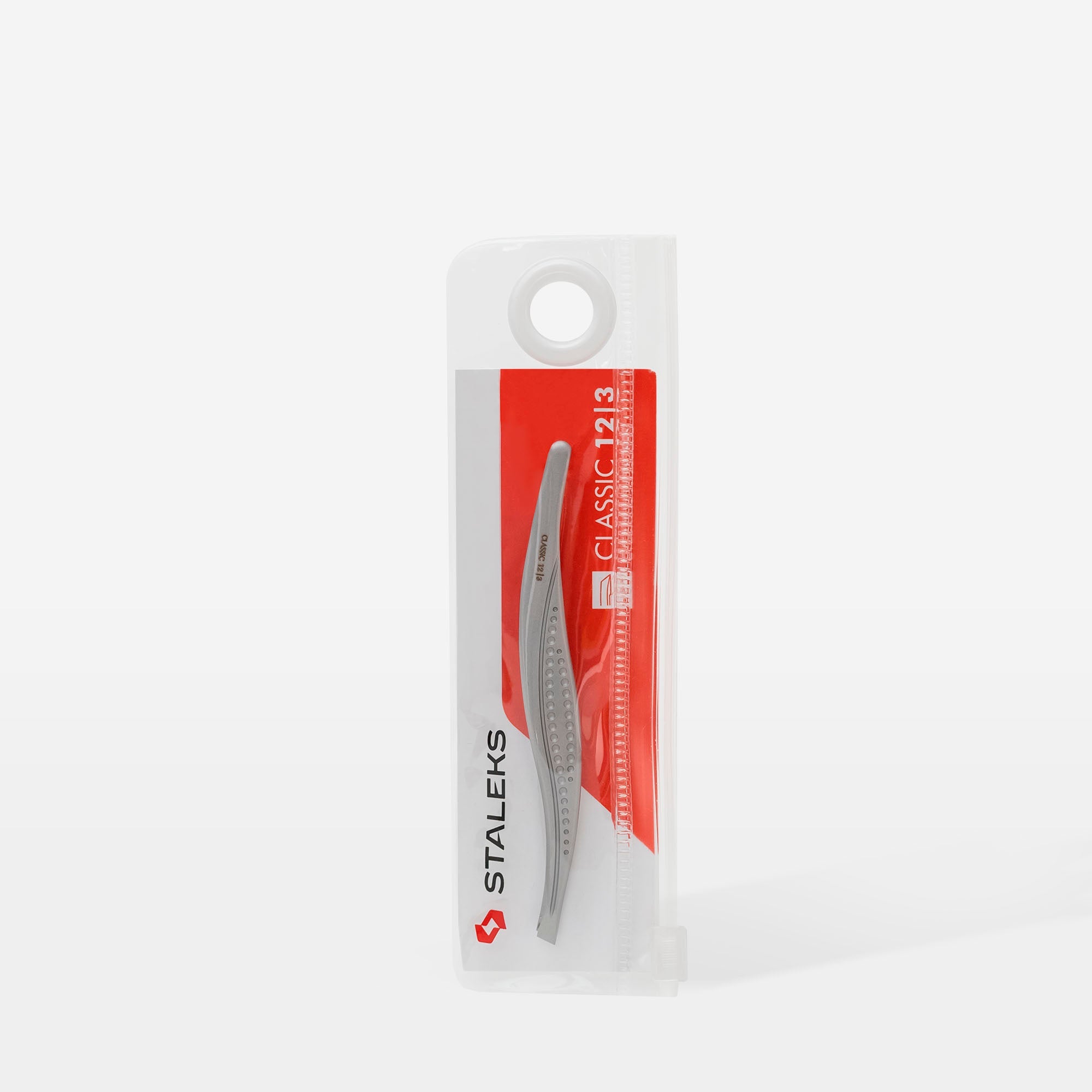 STALEKS CLASSIC 12 TYPE 3 Пінцет для брів широкий скошений