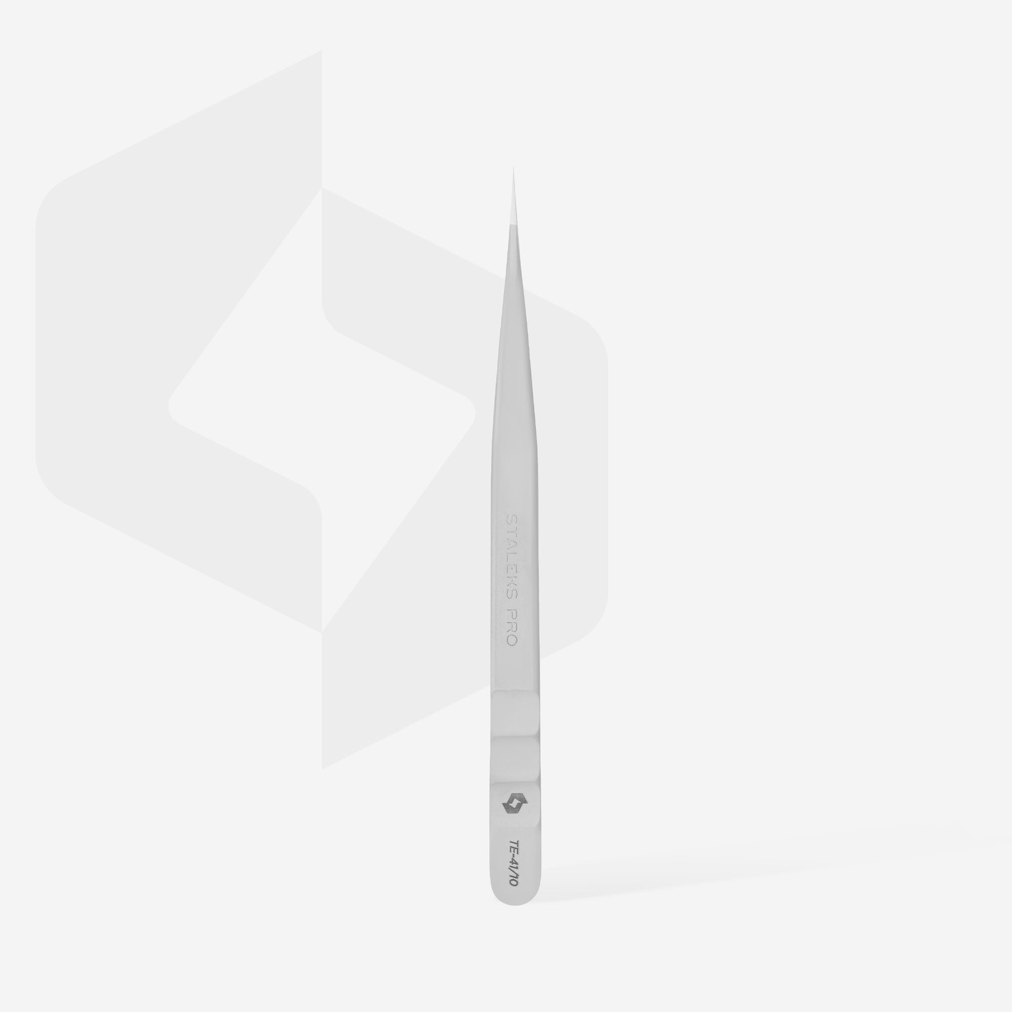 STALEKS EXPERT 41 TYPE 10 Професійний пінцет для нарощування вій, прямий