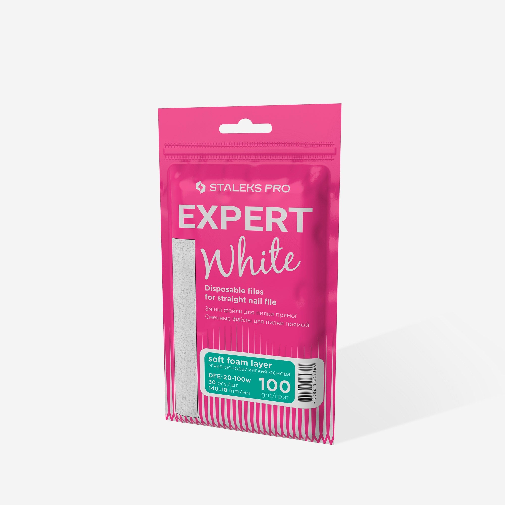 STALEKS EXPERT 20 Клейові файли для пилки прямої на м'якій основі, 100 грит (30 шт)