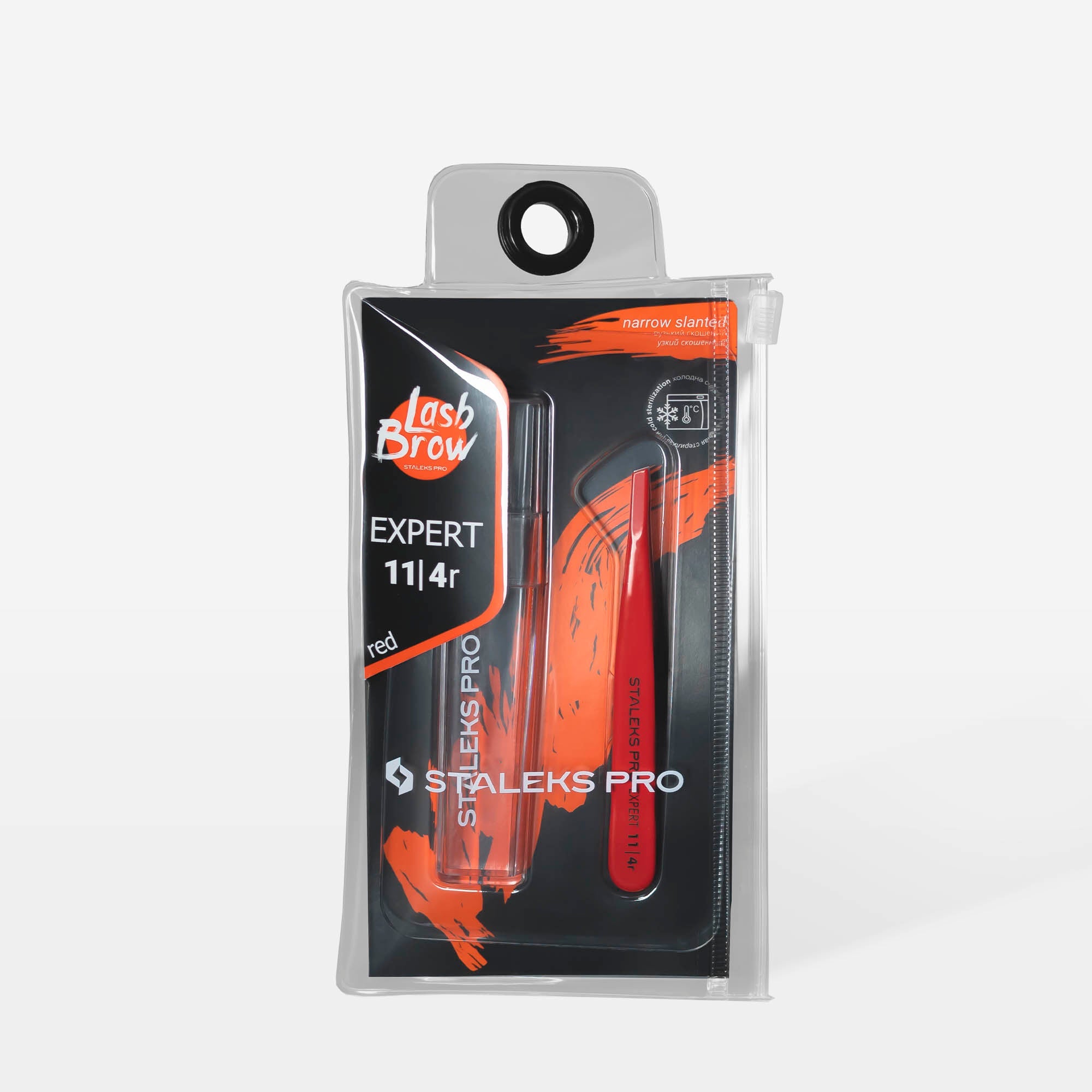 STALEKS EXPERT 11 TYPE 4 Професійний пінцет для брів широкий скошений
